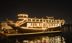 dhow cruise route